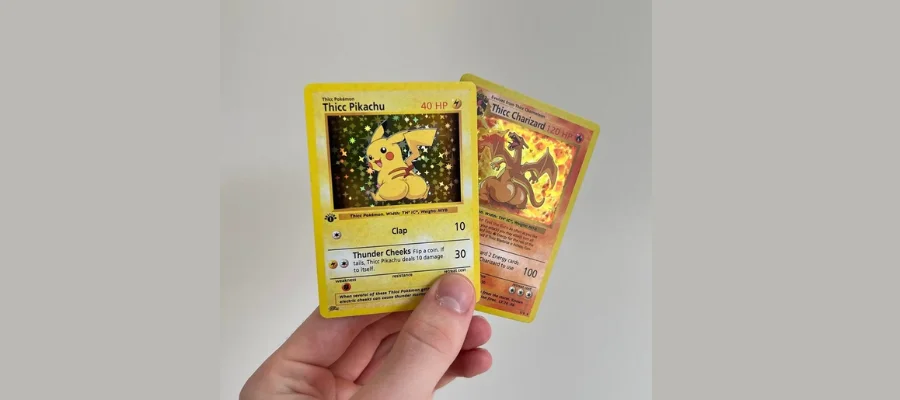 Thicc Pikachu Charizard Pokemon Card 
