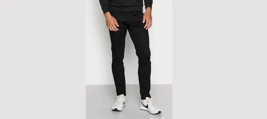 G Star 3301 Slim Z - Slim Fit Jeans - Black Denim/Black Denim