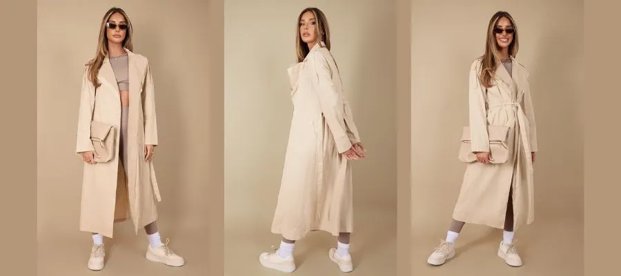 Camel Lightweight Trench Coat