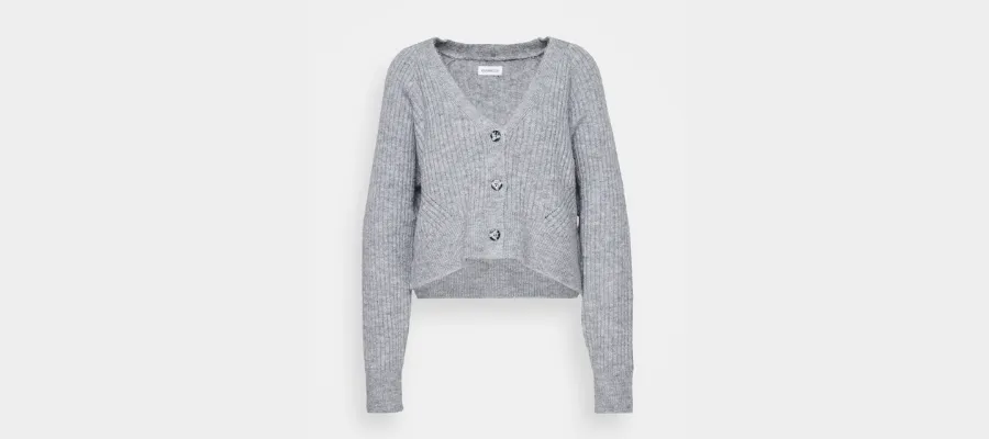 Even&Odd Cardigan Mottled Grey Women’s Outfit