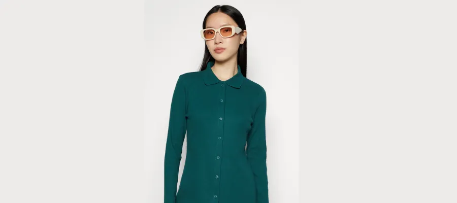 Gap- cut girls - sweater - green