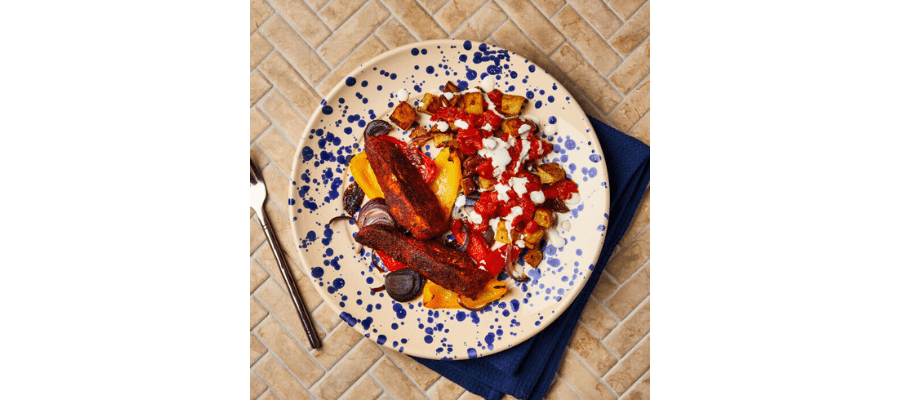 Smoky Spanish-Style Chicken With Patatas Bravas