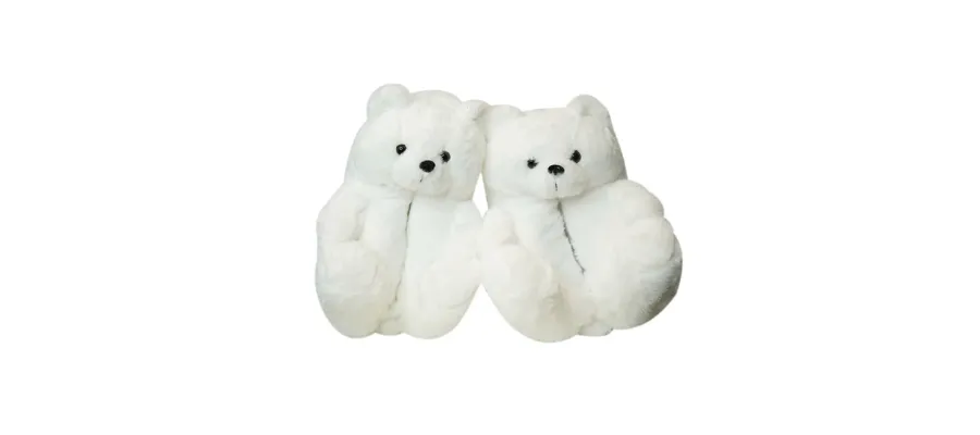 Soft Slippers Women Teddy Bear Plush Slippers - Gift