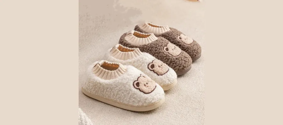 Teddy Bear Slippers