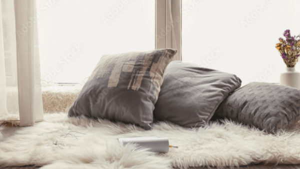 soft rugs & cushions