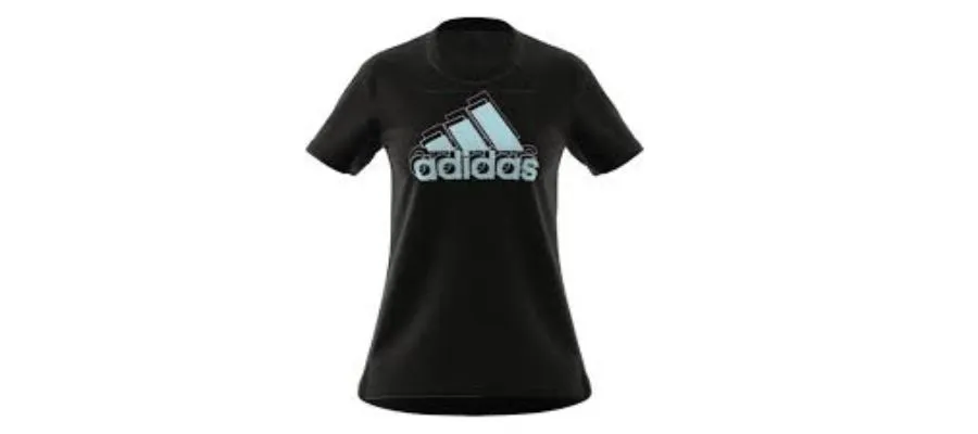 Adidas Sportswear - Brand Love - T-shirt with Print - Black
