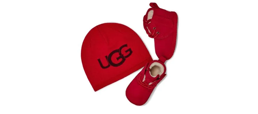 UGG - Infant Set - cap in red