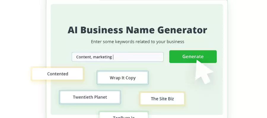 Features Of This Ai Business Name Generator