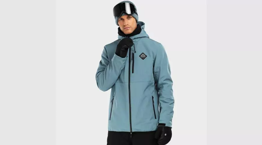 Men's Snowboard Jacket Winter Sports W2 Beluga SIROKO Steel Blue