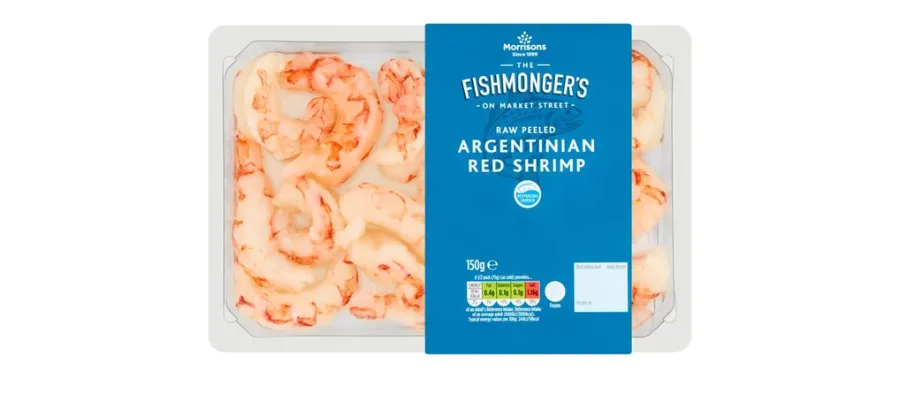 Morrisons Fishmongers Peeled Argentinian Red Shrimp