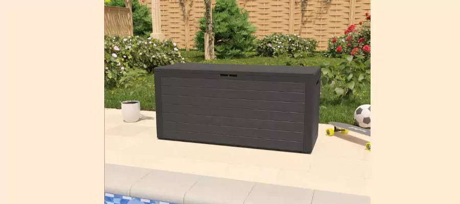 280L Weather Proof Garden Storage Box - Anthracite