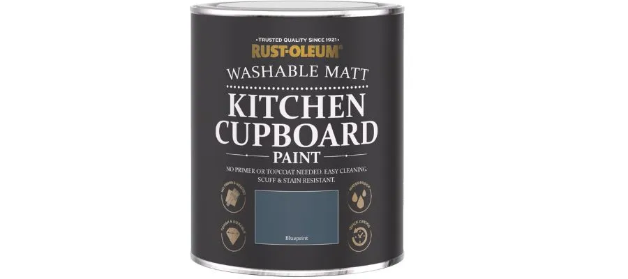 Chalky Kitchen Cupboard Paint - Blueprint