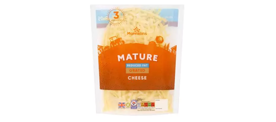 50% Reduced Fat Mature Grated Cheddar
