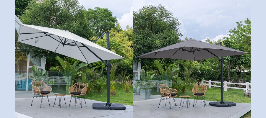 Large Garden Umbrellas With Base
