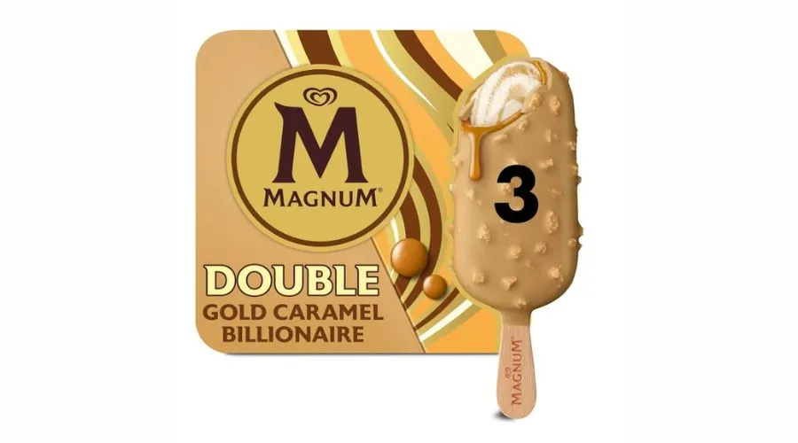 Magnum Double Gold Caramel Billionaire Ice Cream Sticks