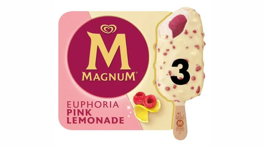 Magnum Euphoria Pink Lemonade Ice Cream Sticks