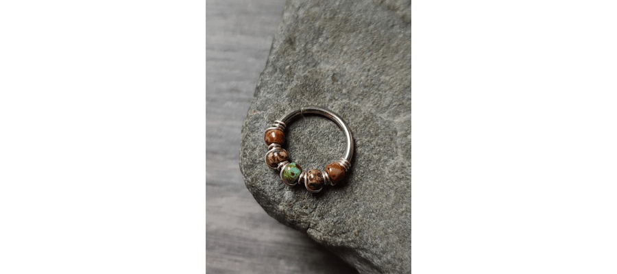 Neutral Earth Tones Nose Ring