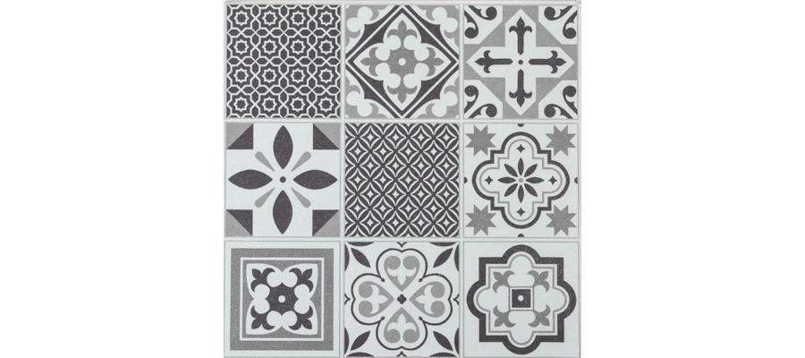 Oriental Tiles Peel and Stick Vinyl Floor Tiles