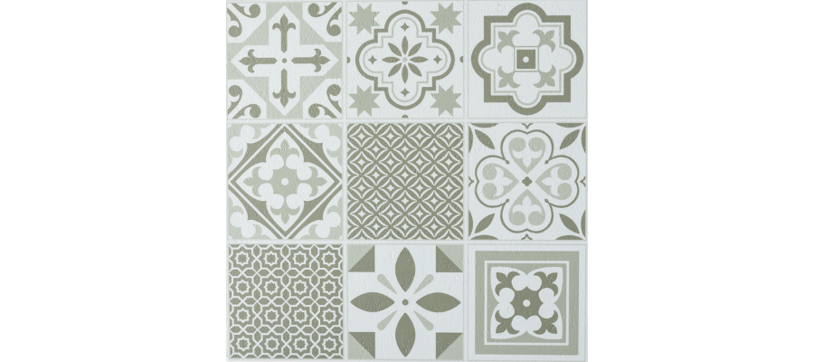 Oriental Tiles Vinyl Floor Tiles