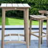 Outdoor bar sets with stools