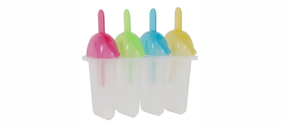 Set of Four Ice Cube Lolly makers