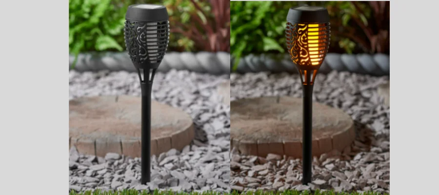 Solar Flame Mini Stake Light by The Illuminated Garden