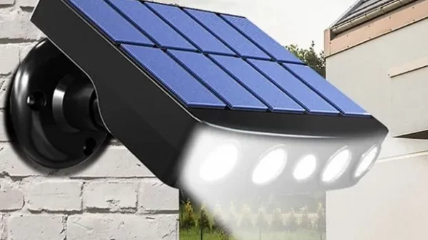 Solar-powered outdoor lights