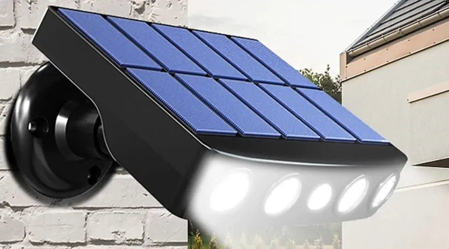 Solar-powered outdoor lights