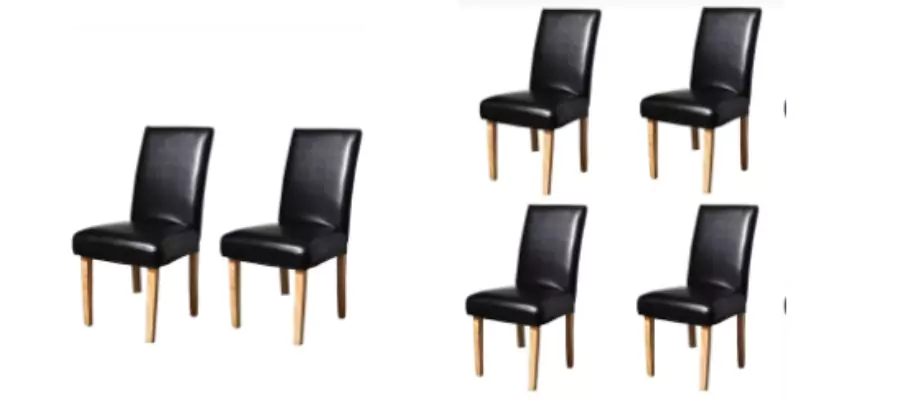 Faux Leather Dining Chair Covers