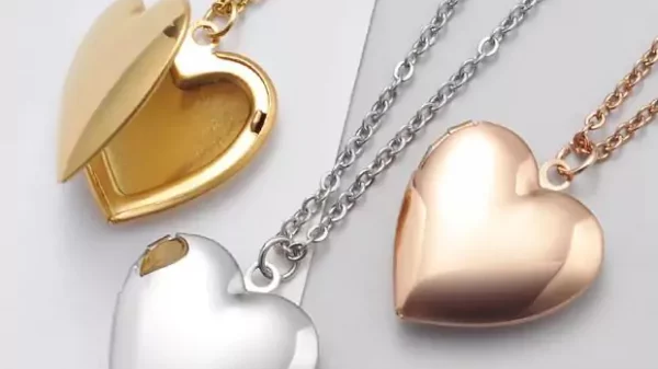 Heart locket necklaces