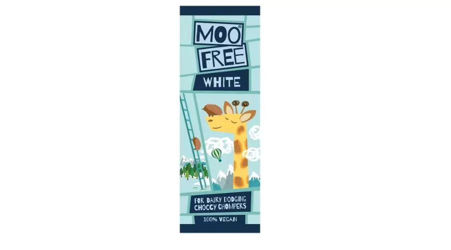 Moo Free White Choco Bar
