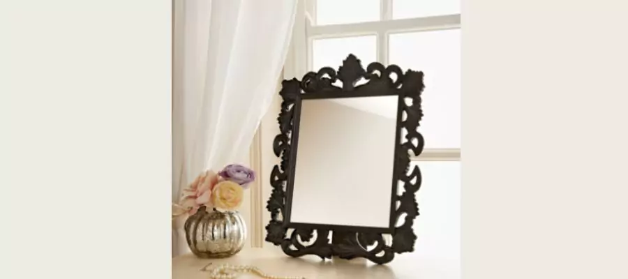Stylish Dressing Table Mirror Black