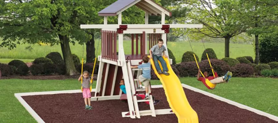 Swing sets for small gardens