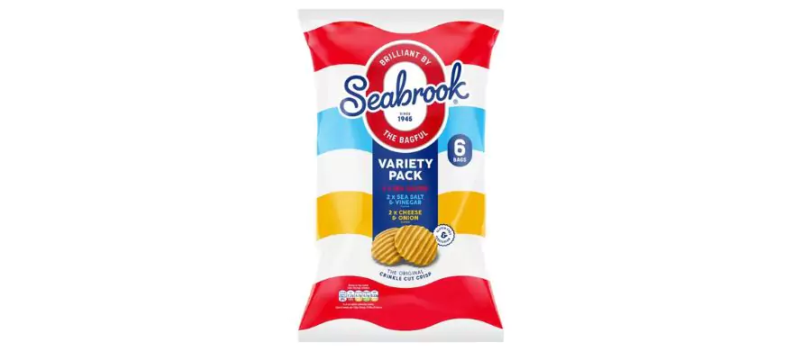 Seabrook Variety Crisps 6 Pack