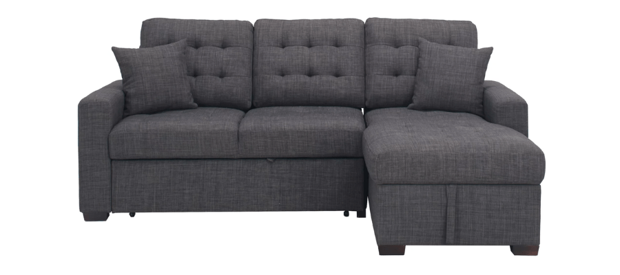 Brynn 2-pc.. Sofa Chaise w/ Pop Up Sleeper and Storage
