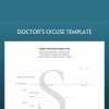 Doctor’s note template