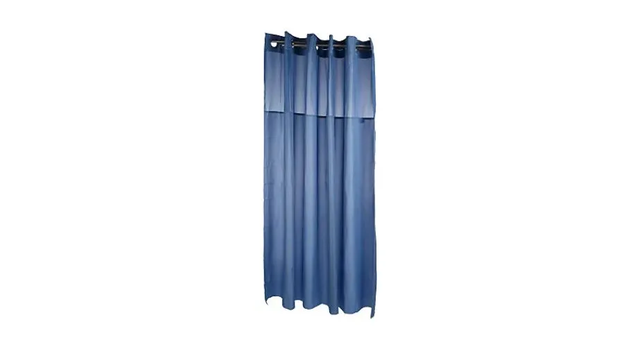 Hookless shower curtains with liners
