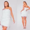 Luxury Feather Dresses For Evening Events