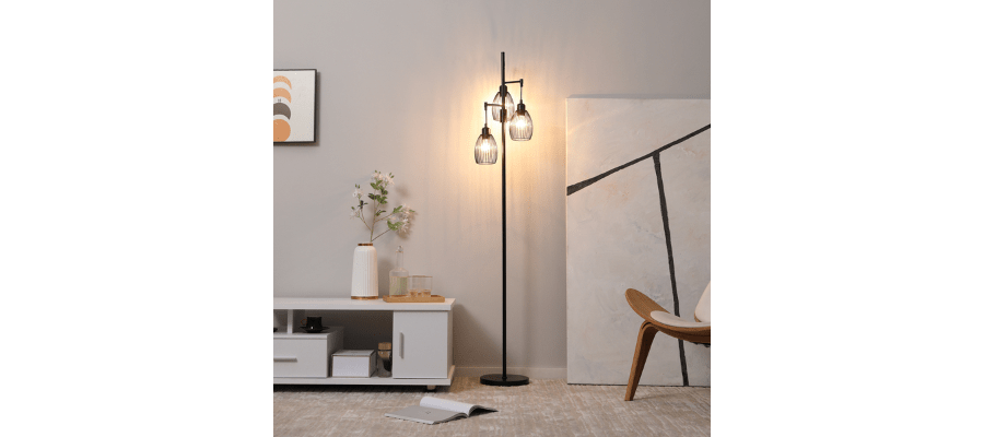 Modern 3 Lights Floor Lamp