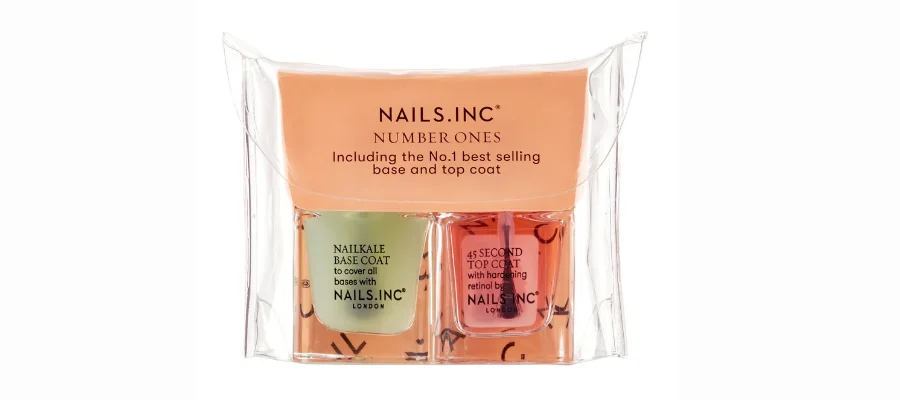 Nails.INC Numbers 1 s Base and Top Coat Duo