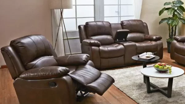 Leather living room sets