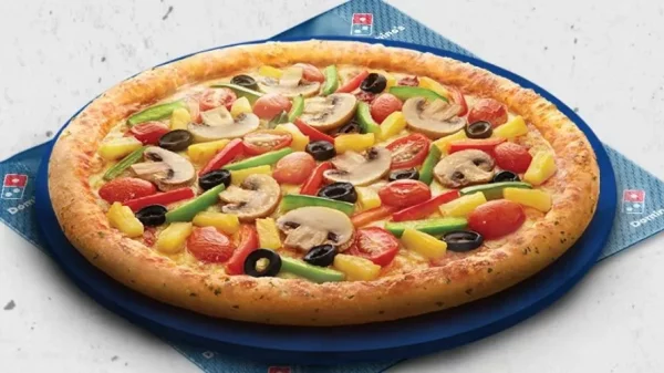 Domino's veggie pizza