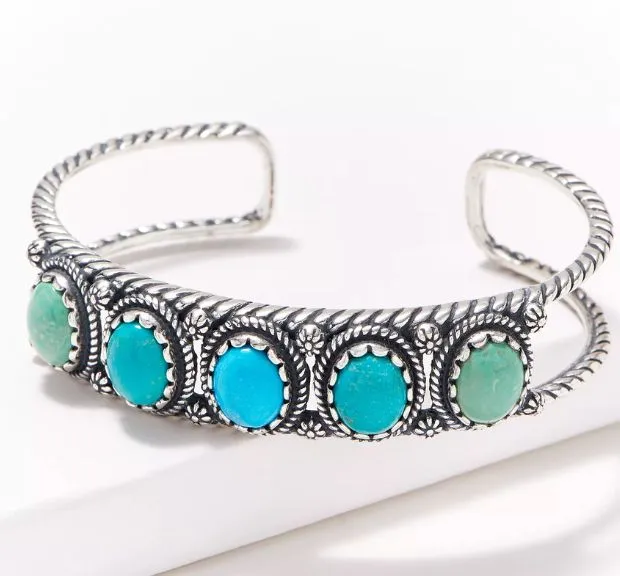 Turquoise cuff bracelet