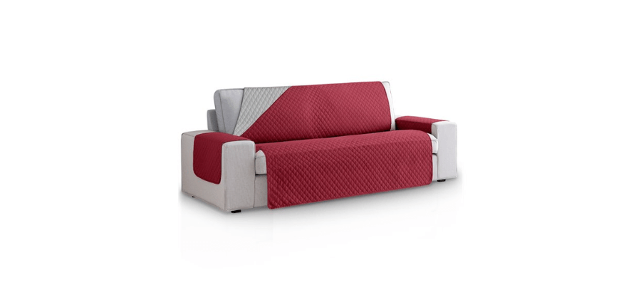 Vipalia Two-tone Reversible Padded Sofa Cover 