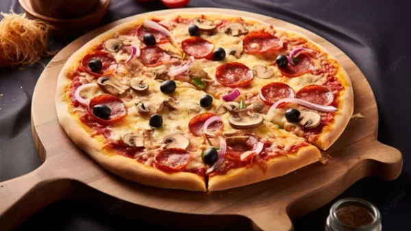 cheese and tomato pizza | HerMagic