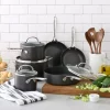 Hard anodized cookware