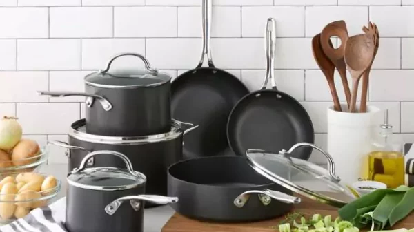 Hard anodized cookware