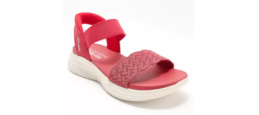 Skechers Slip-Ins Ultra-Flex Washable Knit Sandals - Feelin' Pretty