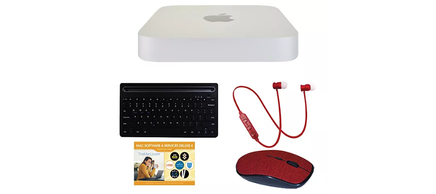 Apple Mac Mini M2 256GB with Mouse, Keyboard and Earbuds | Hermagic