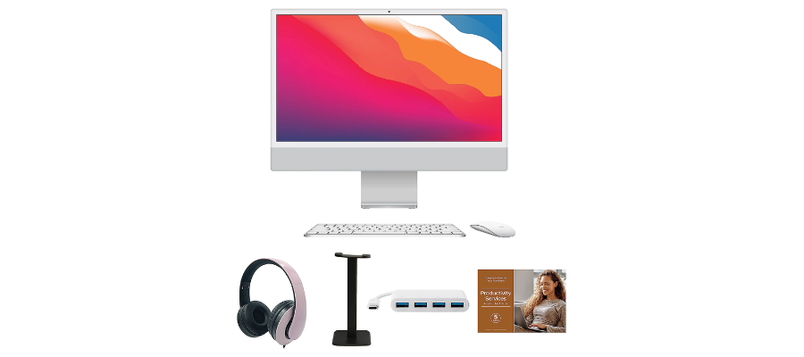 iMac 24-inch Desktop, 256GB, M3 Chip, 8-Core CPU, 8-Core GPU | Hermagic